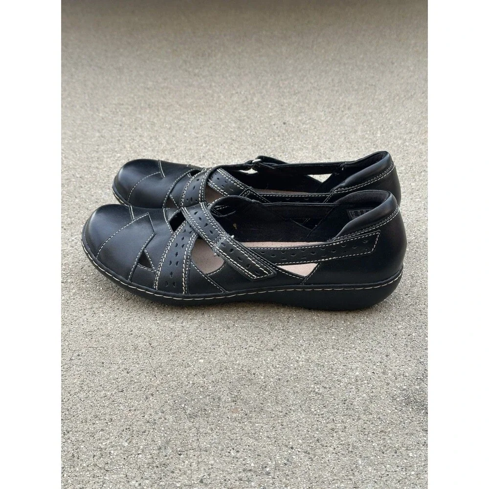 Clarks Originals Womens Ashland Spin Q Black Size 12 Narrow